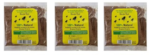 9 Unidades Recambio Killer Trap 45g para Moscas - Impex. con atrayente para Utilizar en Las trampas atrapamoscas. 100% Natural. Producto ecológico. Sin Veneno. Efectivo