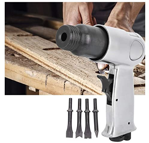 Burineur Pneumatique, 1/4inch 150mm Marteau de démolition électrique Marteau à air industriel Poignée puissante Ciseau à air de type droit Marteau pneumatique Pelle Outil,pour marquer des outils, des