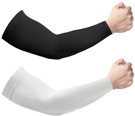 ZUOQIANG Manchette Bras Femme Homme, Manchon De Compression Bras, Manchette Anti Uv, Manchon Bras, Manchon Anti Uv pour Conduite, Golf, Pêche, Cyclisme, Randonnée