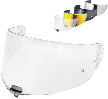 Visiera Casco Moto per FF811/VECTOR II/Citation II,Visiere per Casco Moto,Sostituzione della Visiera della Lente del Casco del Parabrezza del Motociclo per Il Casco Integrale (Trasparente)