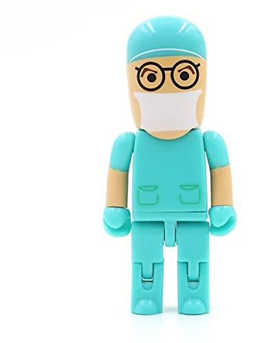 Ulticool - Operazione medica ospedaliera 64 GB USB 3.0 - Alta velocità - Flash Pen Drive 64 GB - Doctor Hospital - Memory Stick - Bianco Blu