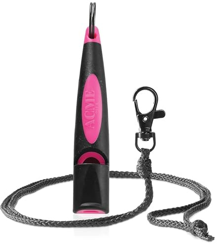 ACME Alpha 211.5 Professionelle Hundetrainingspfeife mit Umhängeband Verbesserter ergonomischer Griff BPA-freier Kunststoff 110 dBA Lange Reichweite Standardisierte Frequenz Hergestellt in