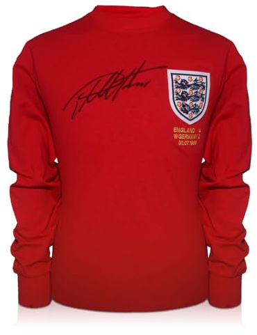 Sir Geoff Hurst Signed England 1966 World Cup Football Shirt