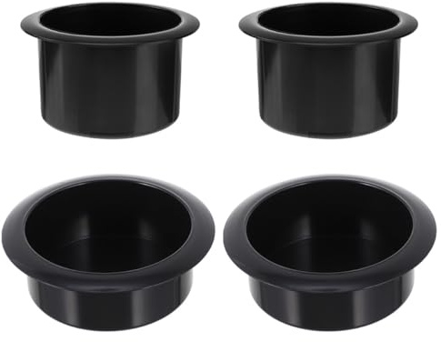 HAPINARY 4 Piezas Portavasos para Coche Abs Resistente Soporte Bebidas Estable y Práctico para Barcas Montaje Seguro y Diseño Funcional para Evitar Derrames