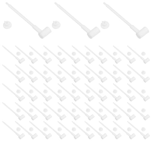 Ciieeo 100 Pièces Accessoires pour Moulins à Vent en Plastique Solide, Coudes de Rechange pour Tiges de Moulin à Vent, Kit de Bricolage pour Décoration de Jardin Extérieur et Balcon