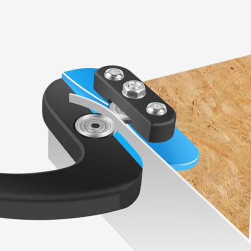 Strumento di smussatura per cartongesso e cartongesso per smussatura dei bordi, pialla manuale in ABS con manico ergonomico 160 x 130 mm, 300 g