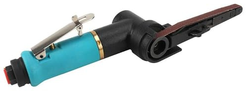 Lijadora neumática de banda neumática para molienda, pulido y eliminación de óxido - 16500 RPM, entrada de aire de 1/4 pulgadas, consumo de 112 l/min, presión de 6,2 kgf/cm², 10 × 33