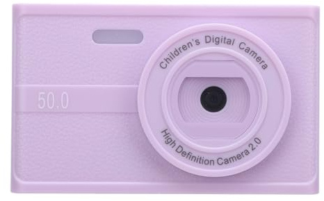 Tbest Fotocamera Digitale 48MP 1080P Autofocus Doppio Obiettivo Design Compatto per la Registrazione Fotografica (PURPLE)