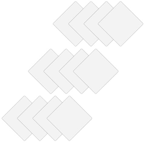 CANIGHT Almohadillas Antideslizantes de Color Claro 12 Piezas Pinzas para Esquinas Que Previenen Deslizamientos y Pliegues para Alfombras Cuadradas en Cocina y Oficina