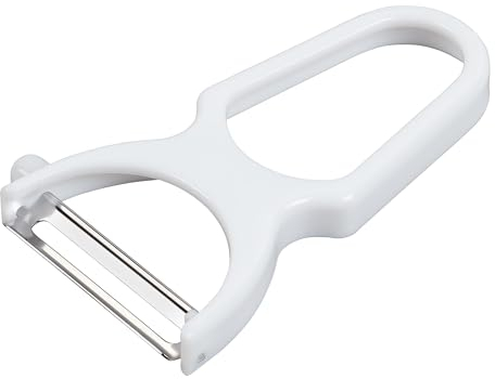 Chef Aid Speed Peeler, Quick and Easy Swivel Peeler with double edged Steel peeling blade with plastic grip handle for comfort while in use, BPA Free Plastic and Dishwasher Safe