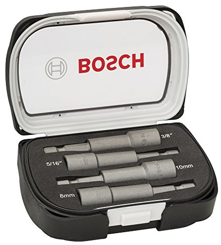 BOSCH Steckschlüssel-Set, 4-teilig, in Verbindung mit Tiefenanschlag, 2608551087