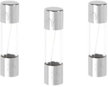 Debflex 715866 - Confezione da 3 fusibili in vetro Fusion Rapido, 5 x 20 3 A, 250 V