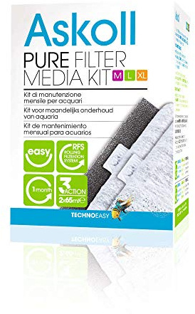 Askoll AC350013 Kit Ricambio filtranti per Pure M-L-XL