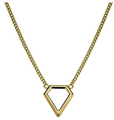 LIEBESKIND BERLIN Damen-Kette mit Anhänger Edelstahl mattiert 46 cm - LJ-000-N-45