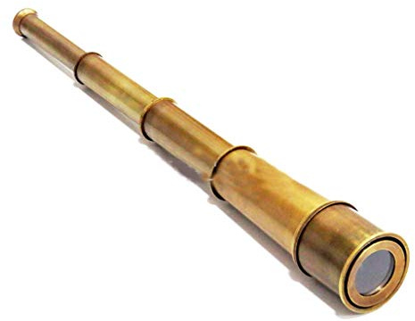 Spyglass Teleskop, 45,7 cm, handgefertigt, viktorianisches Teleskop, rustikale Vintage-Heimdekoration, Geschenke