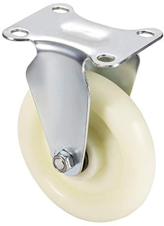 Rotella fissa ruote da 4,57 pollici di diametro superiore in nylon con una capacità di 330 lb