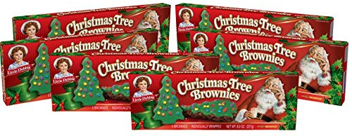 Little Debbie Weihnachtsbaum-Brownies, 30 einzeln verpackt, Schokolade (6 Stück)