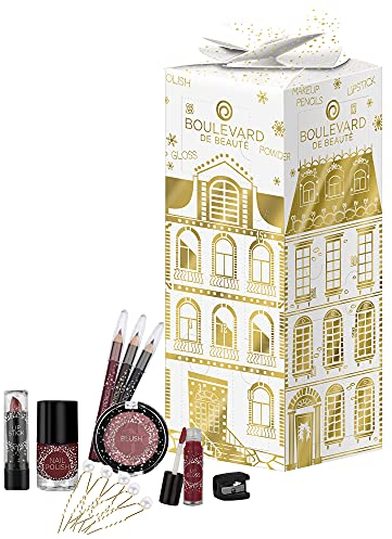 Boulevard de Beauté - Kosmetik-Adventskalender, Beauty in the City, 24 Make-Up Überraschungen, Highlights für Augen, Lippen und Gesicht, in edler Box, tolle Geschenk-Idee für Mädchen und Frauen