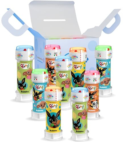 Bubble World Bolle di Sapone Bing 12 Pezzi Gadget Festa Compleanno Bimbi