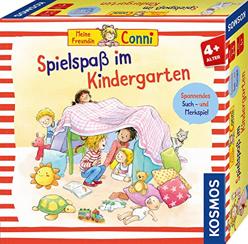 KOSMOS 682583 Meine Freundin Conni - Spielspaß im Kindergarten, spannendes Such- und Merkspiel, Kinderspiel für 2-4 Kinder ab 4 Jahre, Brettspiel für die Kleinsten