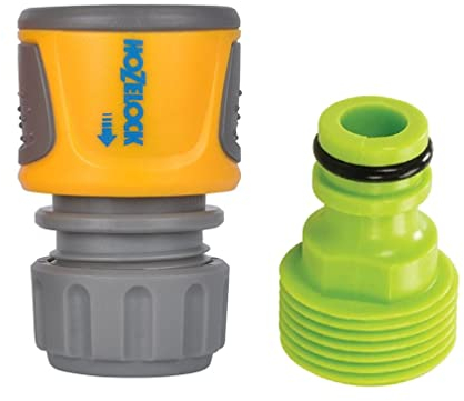 Simply Products 3/4 BSP Male Tap Adaptor with Quick Connect Soft Touch Hose End Connector