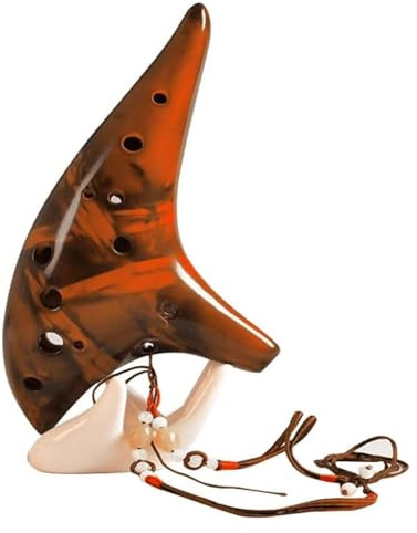 Okarinas Ocarina 12 Loch Anfänger Musikinstrument Ocarina Flöte Instrument Musik Alto Kreative Ocarina Geschenke (Farbe: A) Geschenk