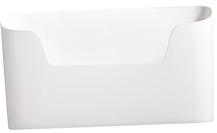 LABRIMP Organizer Da Parete Autoadesivo Senza Foratura Portaoggetti Compatto Multiuso Bianco Per Spazzolini, Cosmetici e Dentifricio, Design Salvaspazio e Facile Da Pulire Per Bagno e Cucina