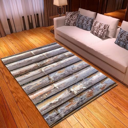3D Retro-Grauer Bambus Teppiche Für Wohnzimmer Schlafzimmer Dekor Teppich Weiche Flanell Kinderzimmer Spielbereich Teppiche Küche Korridor Esszimmer Bodenmatte 200 X 300 cm -1I9R1T5I3Q4O1