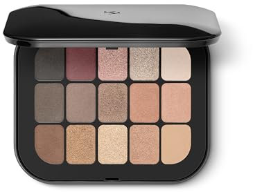 KIKO Milano Master Eyeshadow Palette 01, Paleta Con 15 Sombras De Ojos Con Acabado Mate Y Metalizado