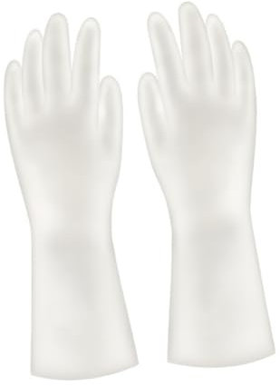 ANDRESLAD 4paar Wasserdichte Handschuhe Für Küche Und Haushalt Rutschfeste Reinigungshandschuhe Aus Strapazierfähigem Material Geeignet Für Spülen Tierpflege Und Hausarbeit Atmungsaktiv Und
