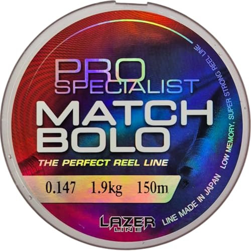 LAZER LINE Monofil Angelschnur 150m Dia 0,147mm Test 1,9kg - Kupferrotbraun Vorfachschnur für Hecht Zander Barsch Forelle Karpfen Rig - Monofilament Angelsehne - Nylonfaden Vorfach - Angeln Schnur