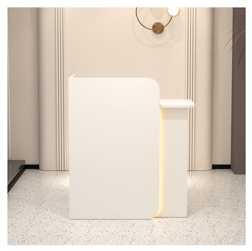 ZXCASDF Mostrador de recepción con mostrador,Mostrador De Recepción Moderno，Mostrador De Caja,mostrador de recepciãón pequeño,mostrador de recepción de Oficina(A,60cm/23.6in)