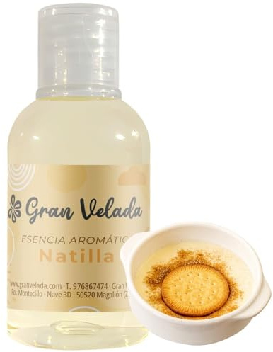 Esencia Concentrada de Natilla | Aroma Dulce e Intenso | Ideal para Cosmética, Velas y Perfumes | Uso Profesional | Cunde Mucho |