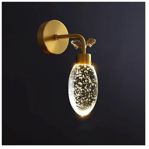 Lámparas de Pared Apliques Lámpara de Pared de Cristal de Burbuja Creativa Accesorios de iluminación LED Lámpara de Pared de Interior Moderna Iluminación de decoración de Pared de