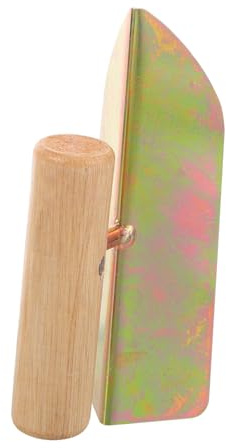 HAMPPLIES Paleta de Esquina Ergonómica con Mango Estable para Alisar y Herramienta Resistente para Acabado y Moldeado Albañilería y Construcción
