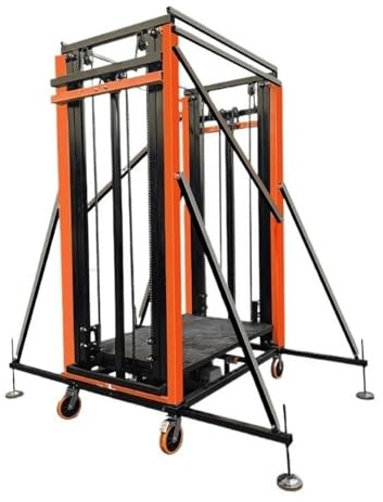 Gerüste Elektrische automatische Gerüst multifunktionale Fernbedienung Lift mobil faltbar Elektrische Hubgerüst(4M)