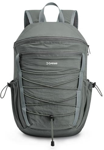 G4Free Hiking Backpack for Women Men 20L Lightweight Travel Backpacks Daypack Outdoor Daily Camping, Dark Gray-green