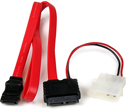 StarTech.com 91 cm Slimline SATA auf SATA mit LP4-Stromkabel / Adapter / Kombikabel