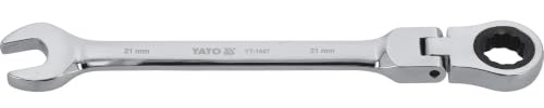 YATO YT-1687 - Trinquete Combinación Flexible de Llave Profesional de 21 mm