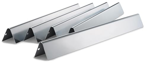 Weber Flavorizer Bars, Edelstahl, passend für Genesis 300 Serie mit Bedienknöpfen auf der Vorderseite (5er-Set)
