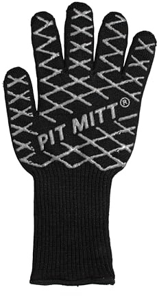 Charcoal Companion Ultimate Barbecue Pit Mitt Glove - For Grill or Oven - Measures 13 Long - CC5102.