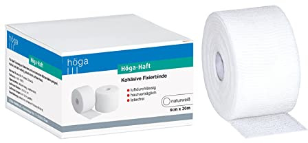 Höga Haft gedehnt, kohäsive selbsthaftende elastische Fixierbinde, 6 cm x 20 m, 1 Stück