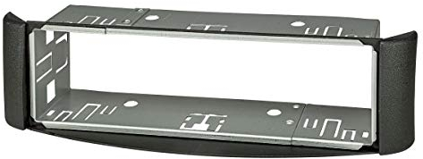 tomzz Audio 2451-020 Radioblende kompatibel mit Smart fortwo (450) 1998-2007 dunkelgrau mit Metallschacht
