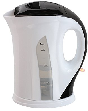 DomoClip DOD140 Bouilloire électrique sans fil Blanc/Noir