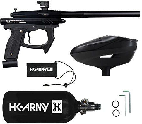 HK Army SABR Paintball Gun HPA Marker Starter Package (Black)