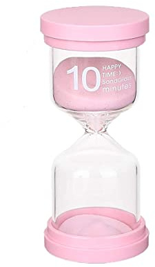 Sanduhr 10 Minuten Grün für Kinder - Glas Timer, Kinderuhr, Dekorative Uhr, Zeitmesser für Küchen, Klassenzimmer, Zuhause, Büros - Eine Stunde Lange Zeit