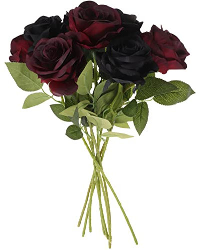 STOBOK 8stücke Künstliche Rosenblumen Dekorative Kunstblumen Für Zuhause Partygeschenk Kunstrosen Rosendekoration Kunstrose