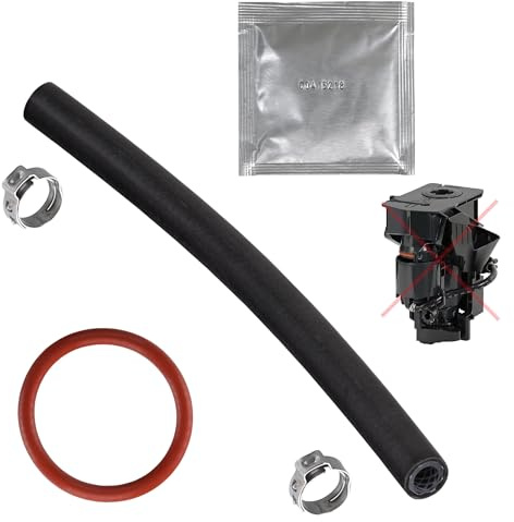 Dichtung O-Ring Wartungssatz Ersatzschlauch + 3gr. Silikonfett kompatibel mit Siemens EQ Serie & Bosch EQ3 s100 s300 s500 VeroCup 100 300 EQ9 s300 s500 s700 s900 zu Brühgruppe Set-46 Snapworld-Kaffee