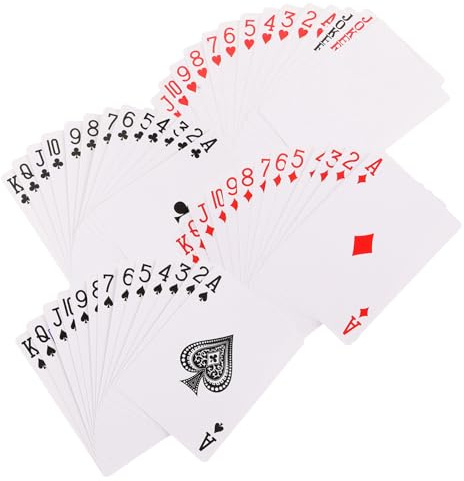 GARVALON Blanko-Poker-Karten Zum Selbstgestalten Zum Beschreiben Für DIY-pokerkarten Partyspiel Papierkarten Blanko-Karten Zum Gestalten Pokerkarten