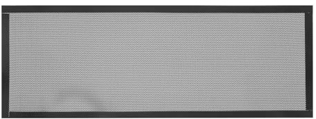 QUARKZMAN 2 st PC-dammfilter, 400 mmx150 mm Pvc datorfodral kylare dammskydd fläktgaller för högtalare chassis dator, svart